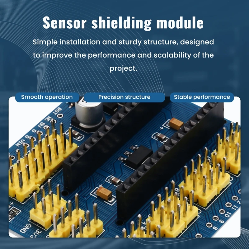 4 Pack I/O Expansion Sensor Shield Module for Compatible with R3-Pack of 4-A75P