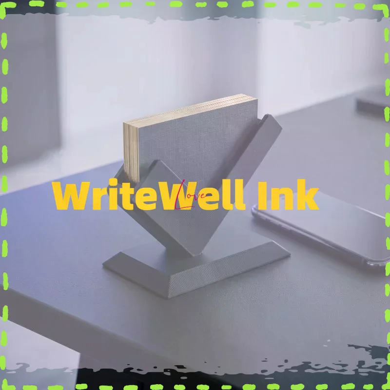 Industrial Style Creative Business Card Storage Rack Desktop Business Card Display Rack Office Decoration Business Card Rack