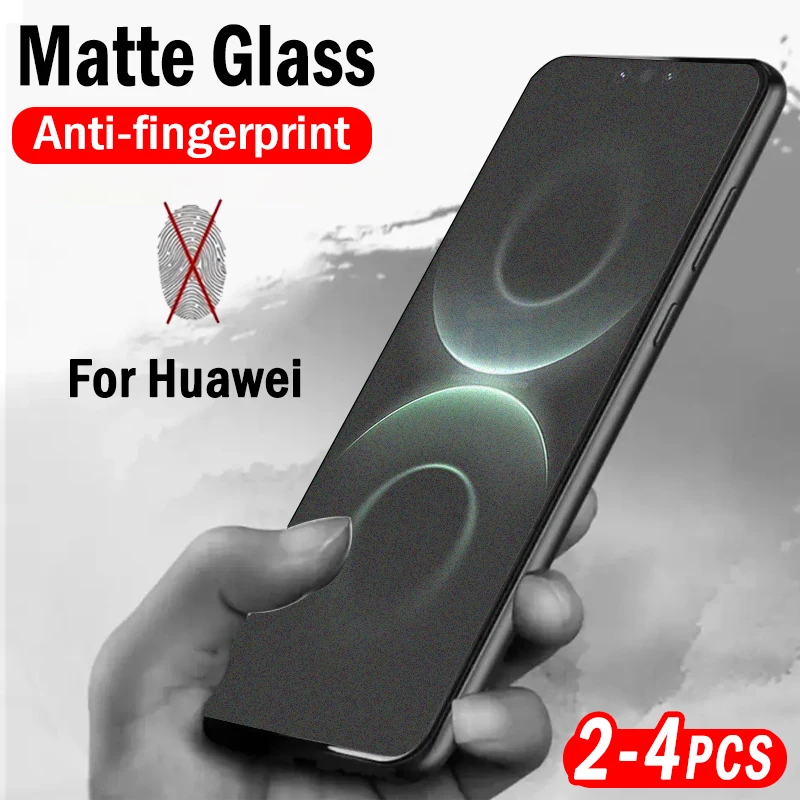 

2-4pcs Anti-glare Matte Frosted Tempered Glass for Huawei Mate 80 Pro Max RS 70 60 50 Pura 80 70 P50 Screen Protectors