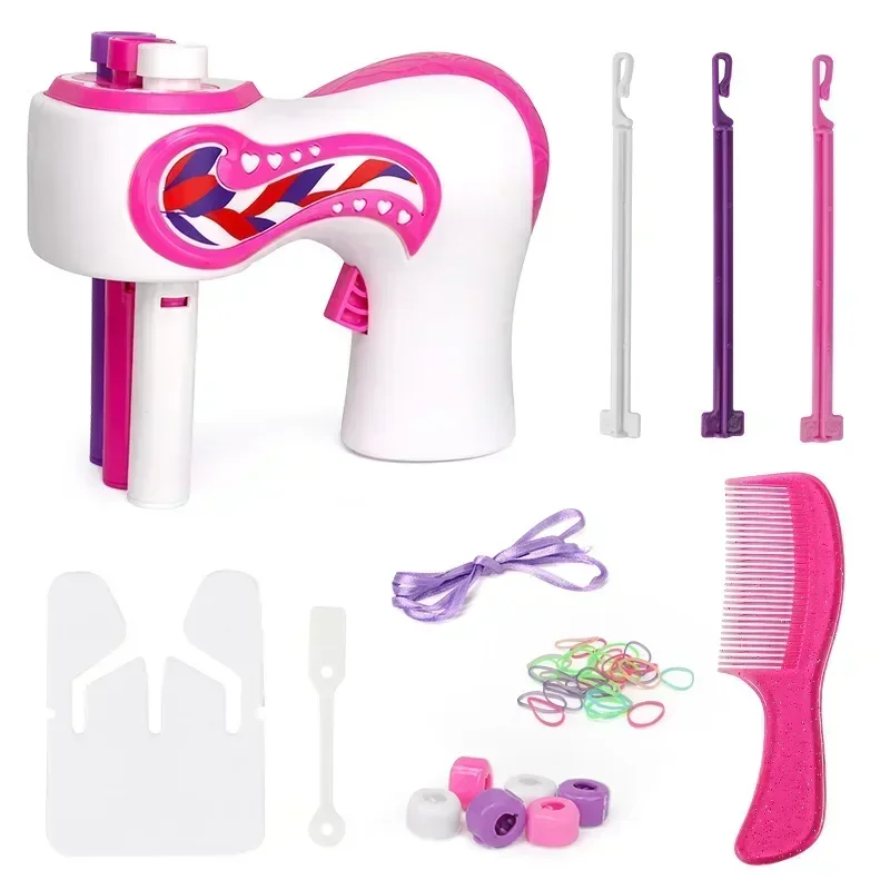 Girl Automatic Hair Braider Electric DIY Hair Weave Machine Twist Knitting Roll Twisted Braiding Hair Styling Tools Girl Gift