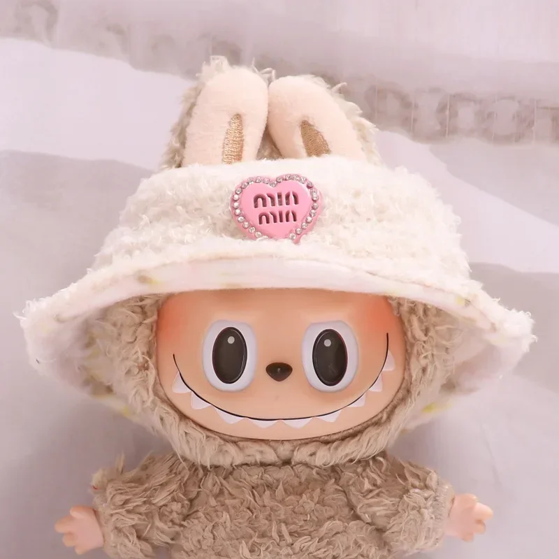 17cm Labubu Clothing Hat Set for 20cm Kpop EXO Idol Dolls Accessories Kid Toy Gift