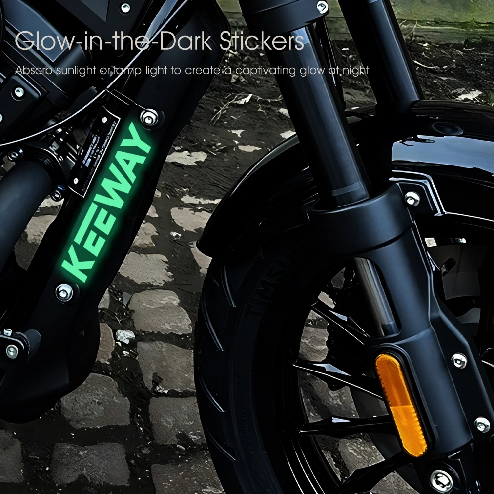 Motorcycle Glow Stickers Decal Keeway RKF/V Cruise/RKV/SR/TX/RKR/ 125 K Light 202 V302C RKS 150 Vieste 300 Superlight 200 XDV - view 2