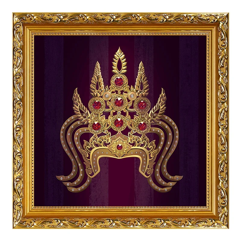 South East Asia Style Decorative Painting Thai Club Hotel Massage Shop Health Hall Wall Museum Mural Painting