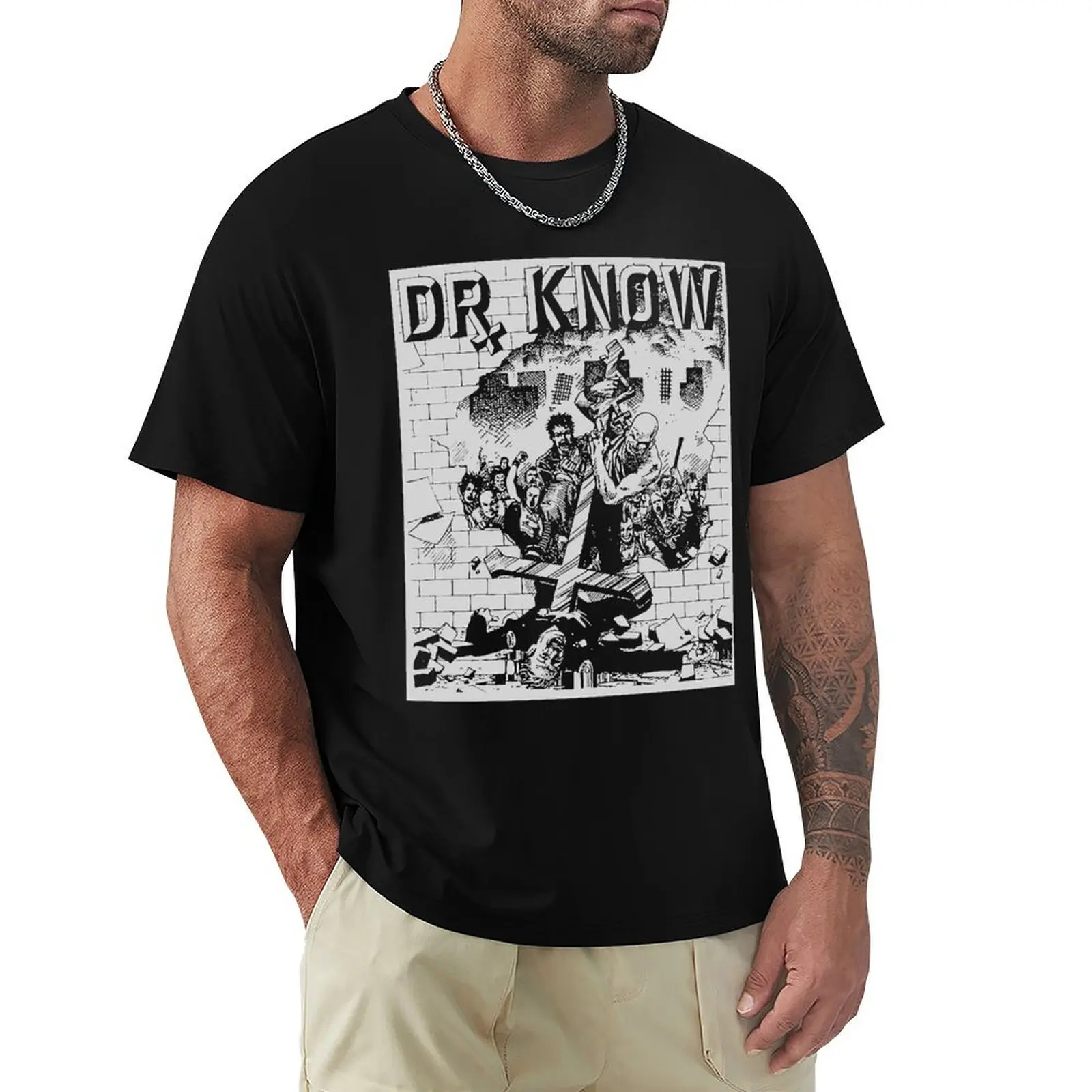 T-shirt drôle pour hommes, Love Dr Know More Then Awesome, T-shirt imprimé en coton doux