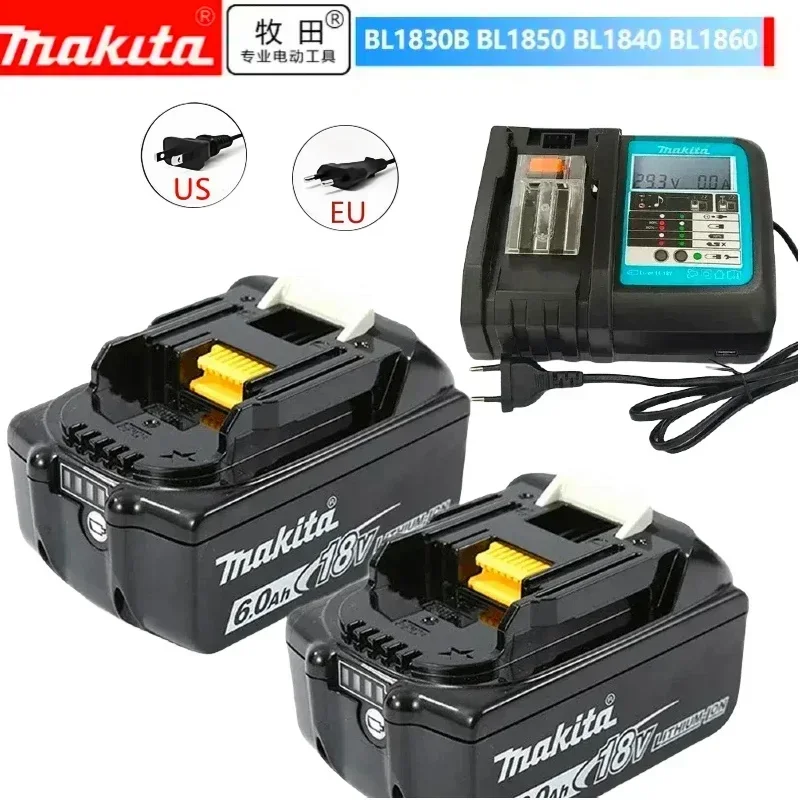 

Makita 18V Battery Rechargeable Battery 18650 Lithium-ion Cell Suitable For Makita Power Tool BL1860 BL1830 BL1850 LXT400