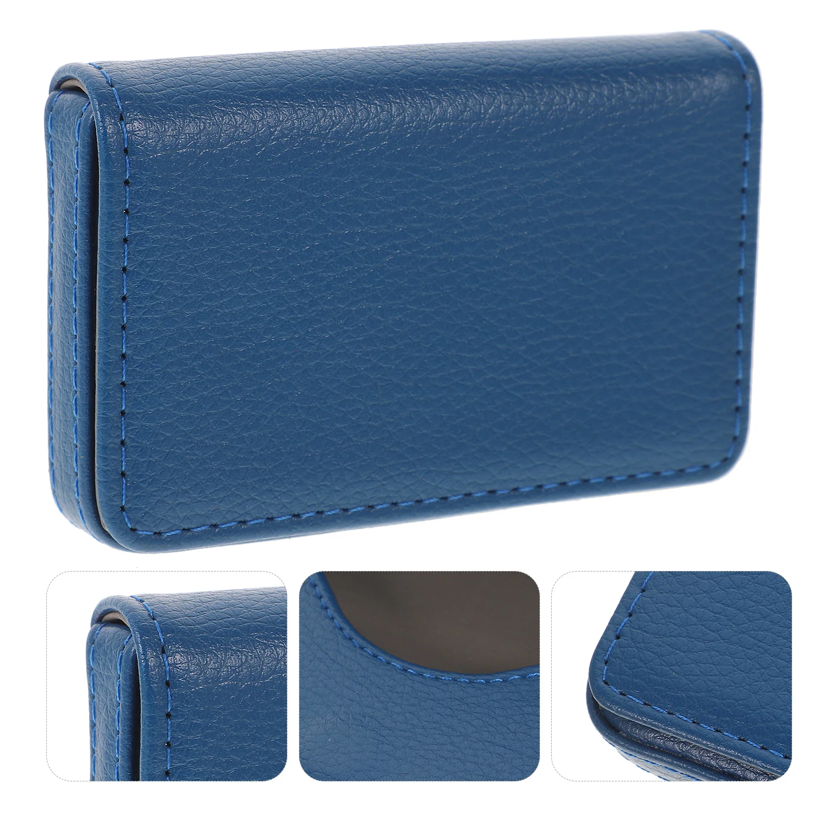 

Business Card Box Professional Multi-Function Office Desktop Card Holder Compact Portable Business Cards Organizer Case