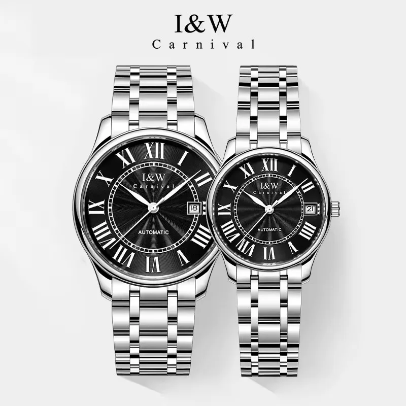IW Carnival Women Mechanical Wrist Watches Automatic Movement Famous Brand Accessories Ladies Sapphire Mirror Waterproof Watch