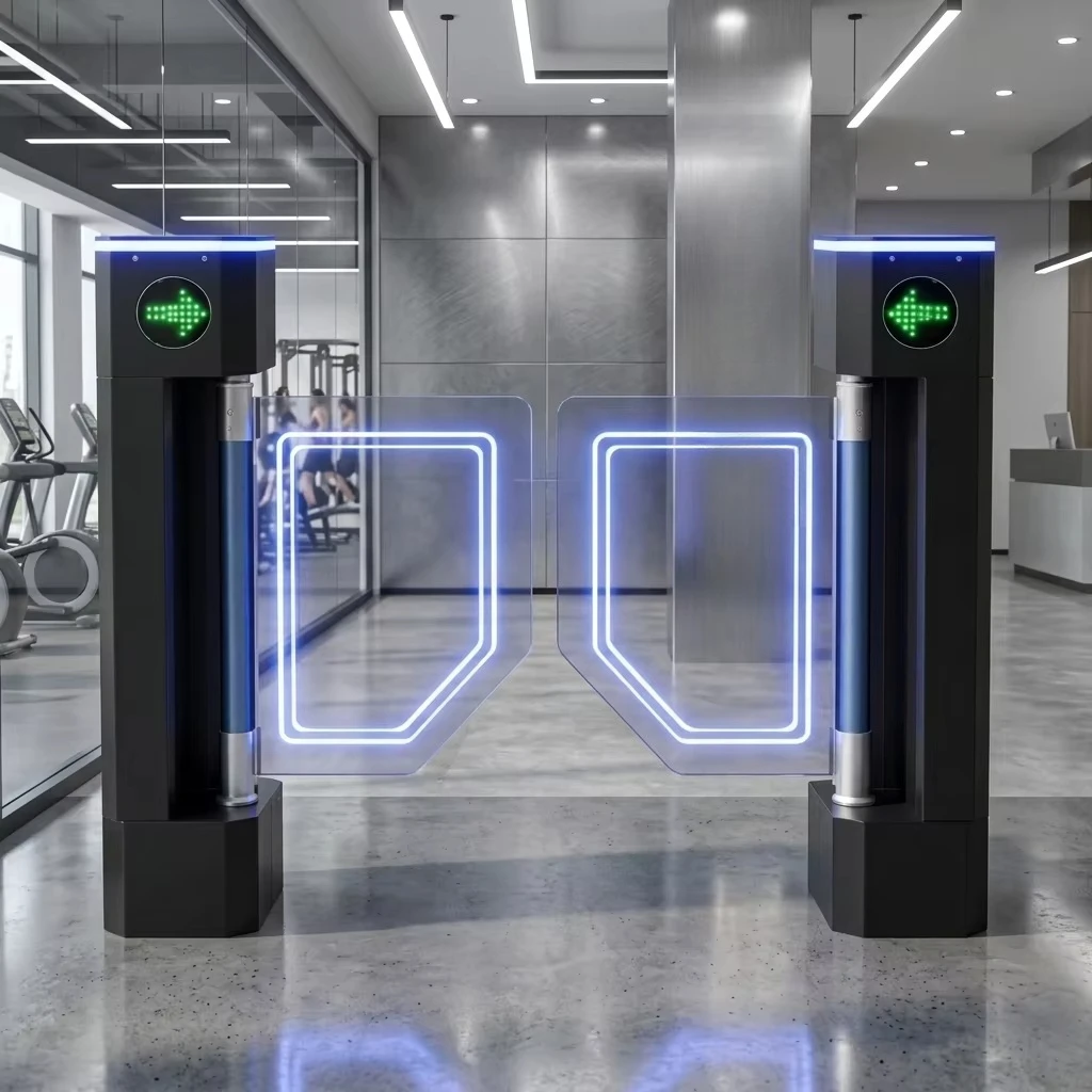 Factory Customized Office Building Gym Facial Recognition Security Access Control System RFID SUS304 Rapid Sensing Turnstile