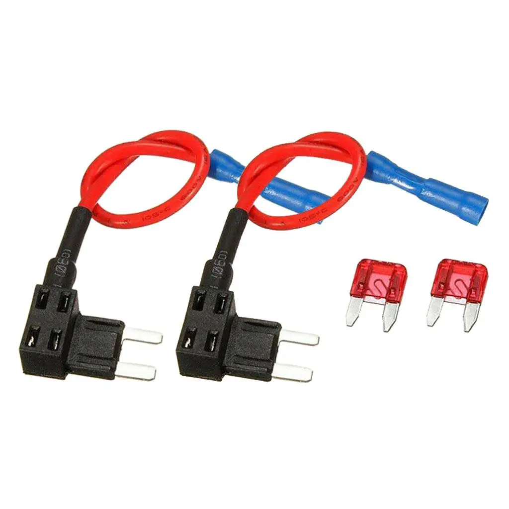 

2 Packs Micro Fuse Tap Fuse Holder Car Truck 165mm , 4Pcs, 165mm