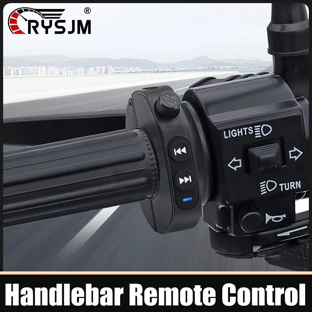 

Handlebar Remote Control For Phone Bluetooth-compatible Media Steering Wheel Switch Car Motorbike Motorcycle Controller Remote