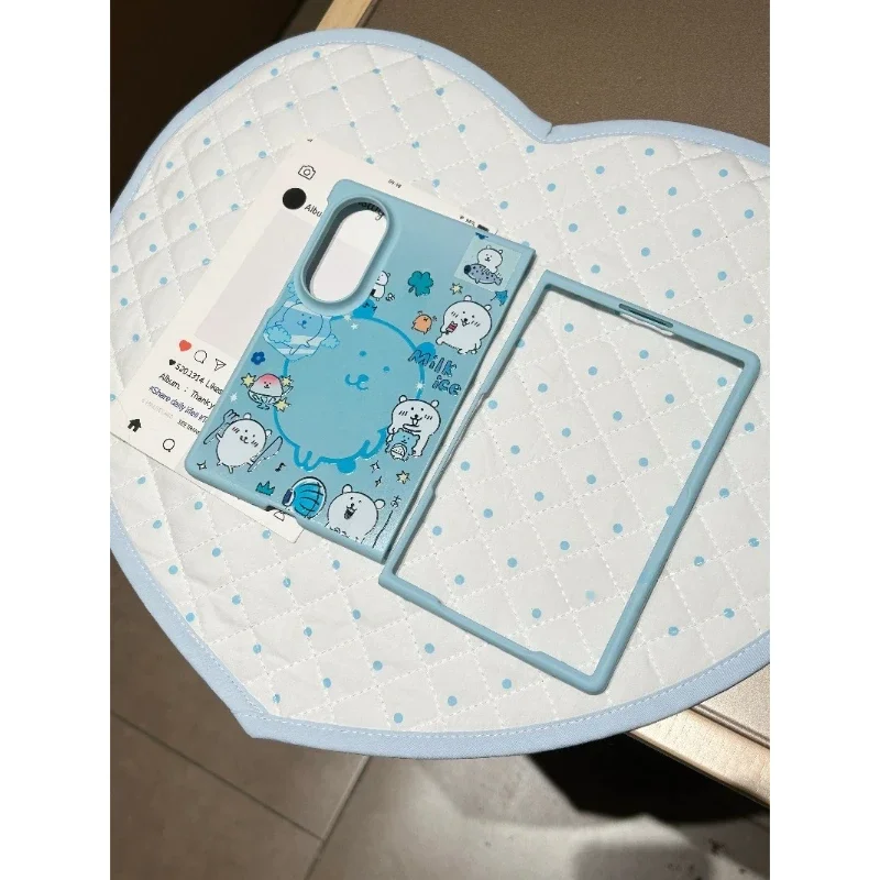 HOT Chiikawa Joke Bear Phone Case for Samsung Galaxy Z Fold8 Ultra Z Fold 8 Z Fold 7 Shockproof Wear Resistant Comfortable Grip