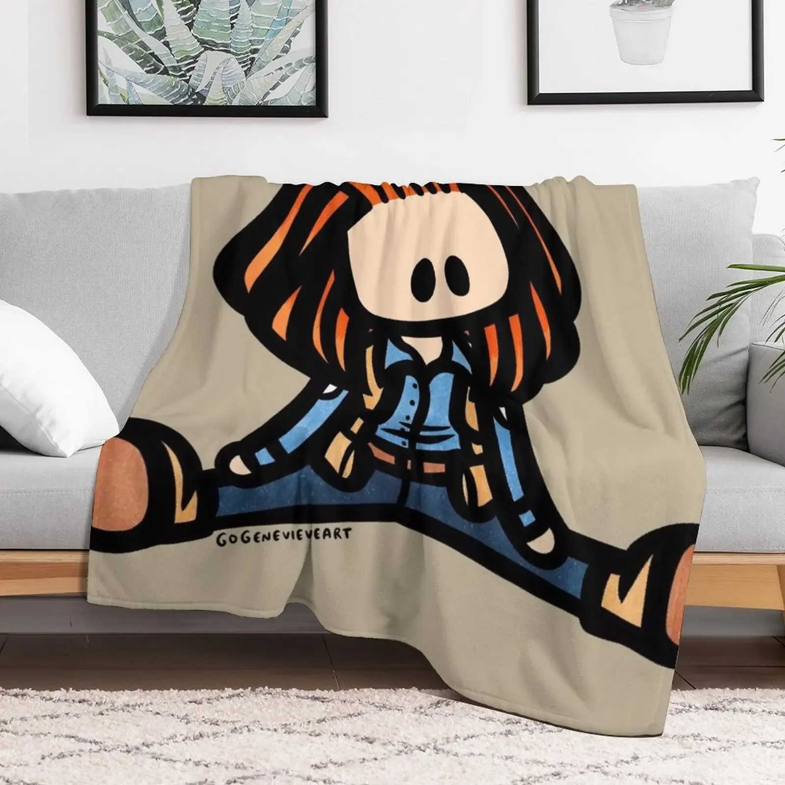 Nicole Haught Throw Blanket Compact Warm Blanket for Car Road Trip