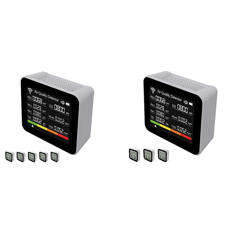 

20-In-1 Tuya WIFI Air Quality Detector CO/CO2/TVOC/HCHO/PM2.5/PM1.0/PM10/Temp/Humidity