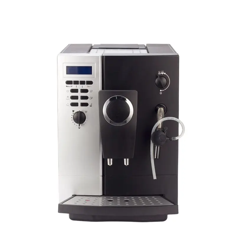 Coffee Machine Bean Grinders Commercial Steam Single and Double Cup Coffee Volume Adjustment Intelligent Milk Froth Coffee Maker