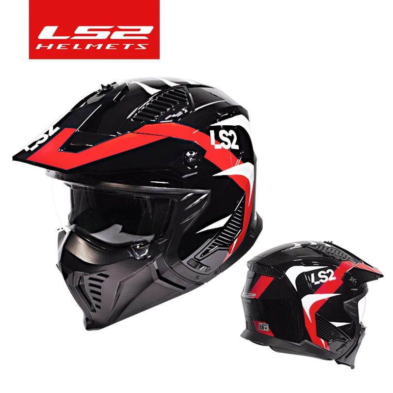 

LS2 OF606 Drifter Unisex Combination Open Face Helmets Motorcycle Motocross Men Women Fashion Riding Helmets ECE R22.06