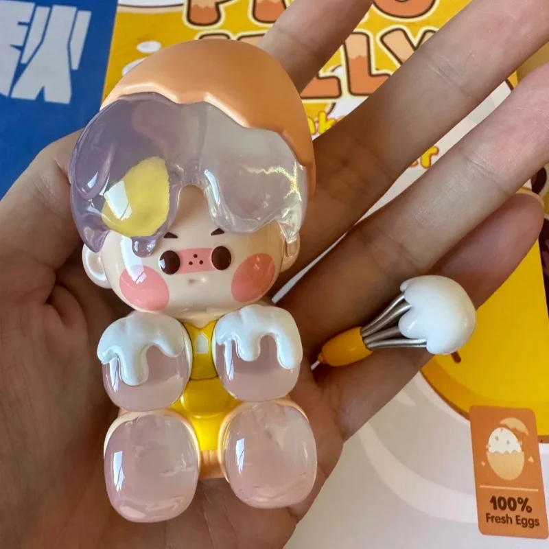 ฟิกเกอร์ Popmart Pino Jelly Fresh Egglings ซีรีส์การ์ดหัวตุ๊กตา ของเล่น Pino Jelly สุดฮิต ของสะสมตกแต่งโต๊ะทำงาน ของขวัญ