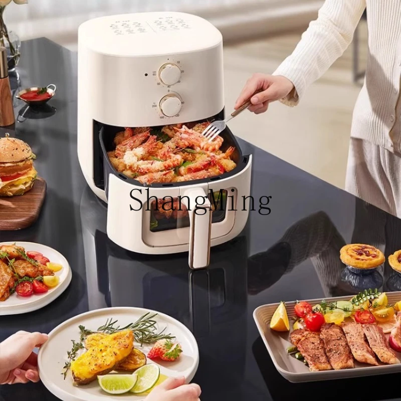 

ZYY air fryer household 25L large capacity no-turning intelligent visual electric fryer