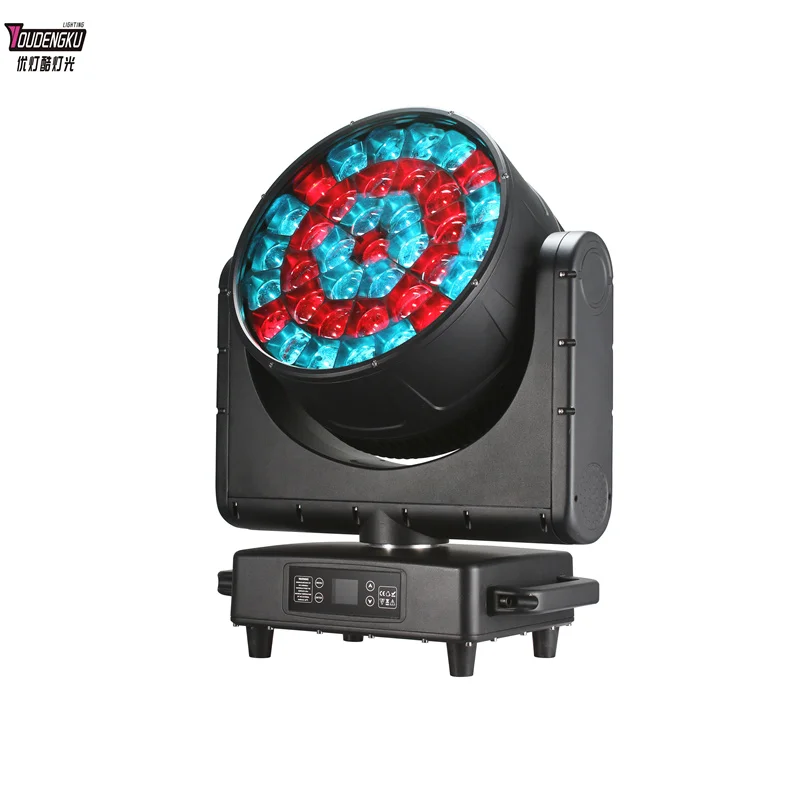 

2 шт. новый сценический светильник 37x40 Вт RGBW светодиодный зум-лучевой светильник для мытья b пчелиный глаз K25 уличный движущийся головной светильник