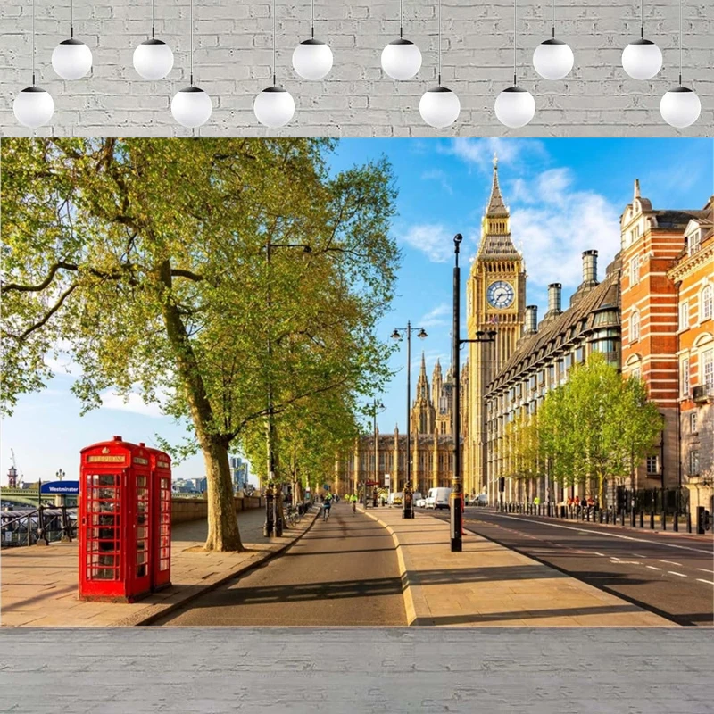 Photography Backdrop London Landmark Poster London Big Ben Poster Famous City Symbol Background Big Ben Banner