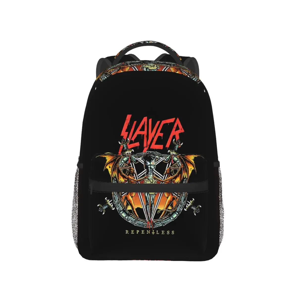 

Heavy Metal Rock Slayer Logo Backpack Hot Sale Daypack Large Capacity Children BookBag School Bag Shoulder Bags for Men Women