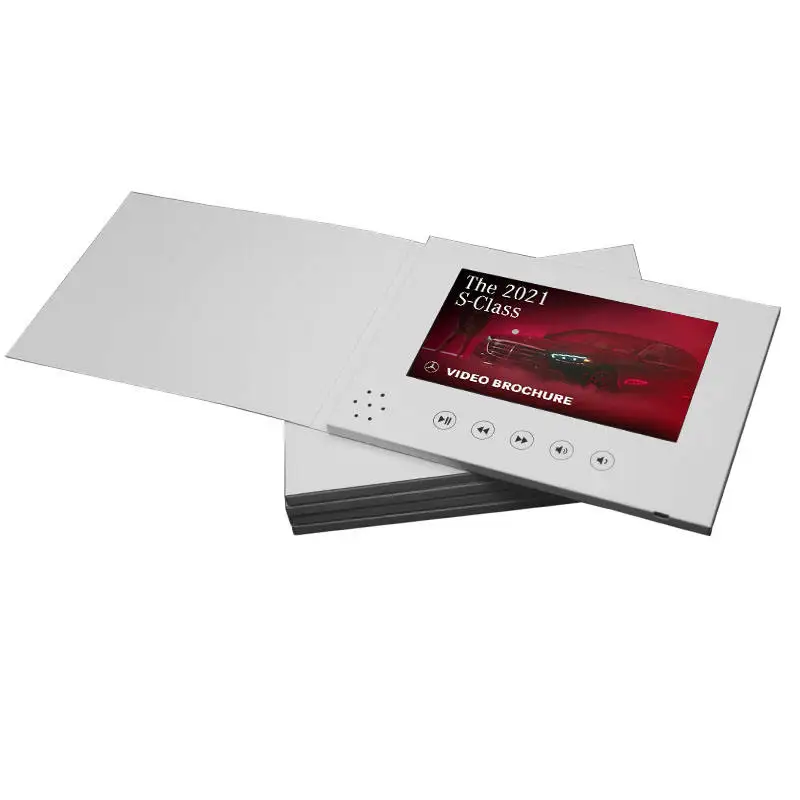 

1PCS Video Brochure Customized Printing High Quality Lcd Video Playing Brochure
