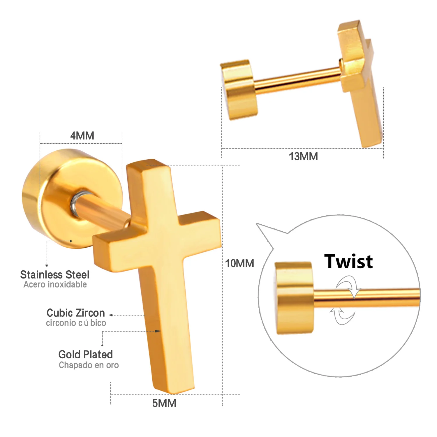 Stainless Steel Crown Stud Earrings For Woman Child Girls Heart Dragonfly Brinco Pendientes Simple Starfish серьги
