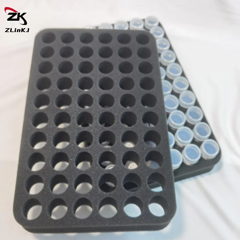 

Черный пенопластовый коврик на 60 ячеек со съемным разделителем для 60 флаконов по 15 мл/10 мл для хранения лаков для ногтей или эфирных масел