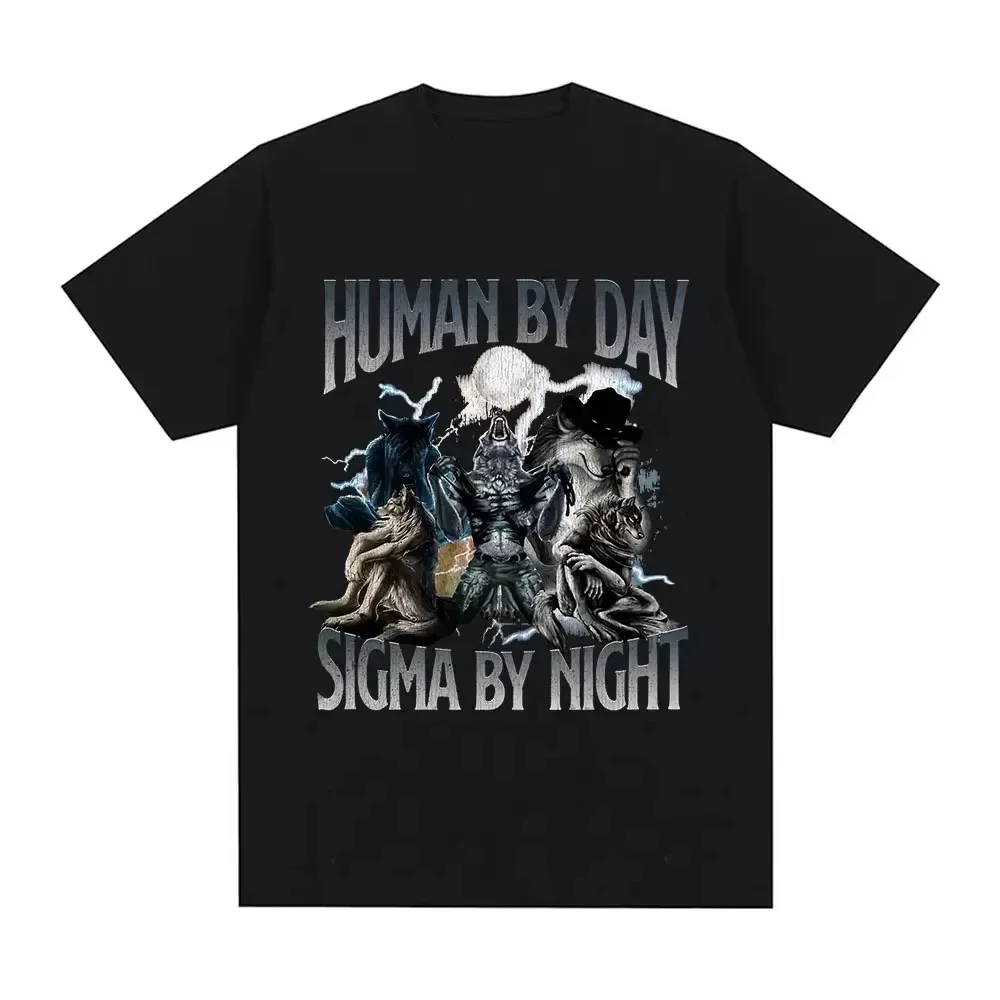 

2025 Summer Super Fire Funny Wolf Graphic T-Shirt Women's Casual Short Sleeve Oversized T-Shirt Streetwear Unisex Fashion