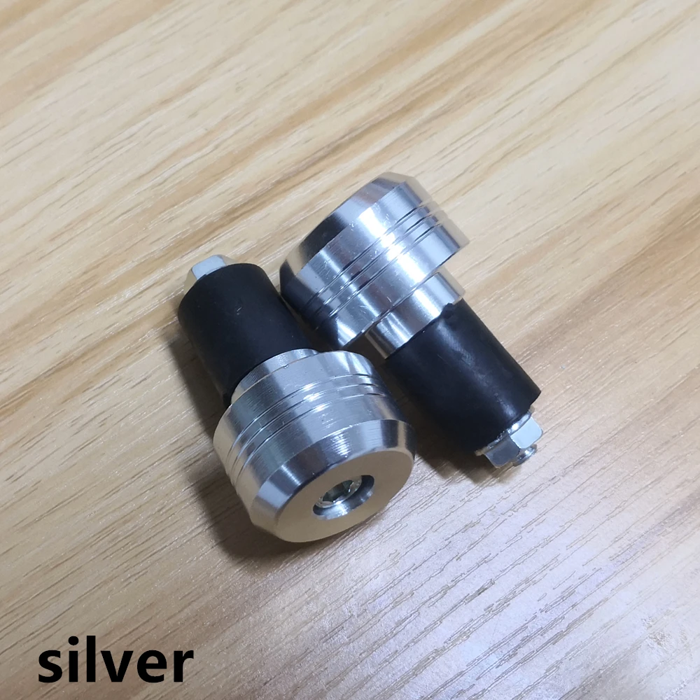 Universal 7/8 "CNC Motorrad Lenker Bar Ends Griffe Slider Vibration Lenker Slugs Stecker Griff Bar Sliders Dirt Bike