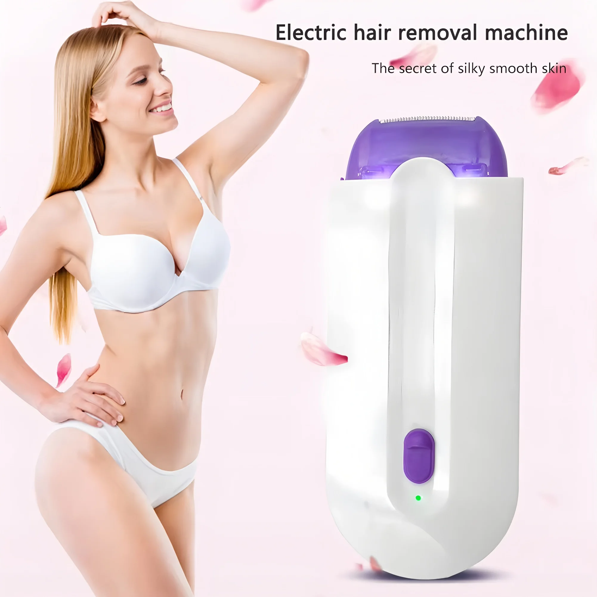 2026Home Used Painless Skin Touch Tactile Hair Trimmer For Women Face Leg Bikini Hand Body Electric Shaver Hair Removal Epilator