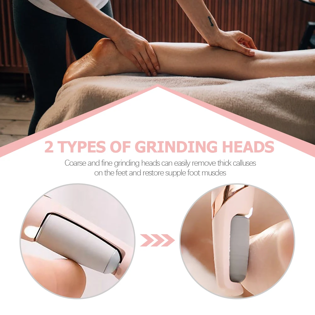

6 Pcs Foot File Replacement Heads Electronic Pedicure Tools Grinder Roller Cleaning Supplies Nail Care Accessories