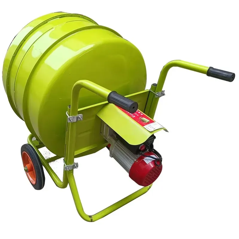 350L Small Household Concrete Mixer Hand Push Cement Mortar