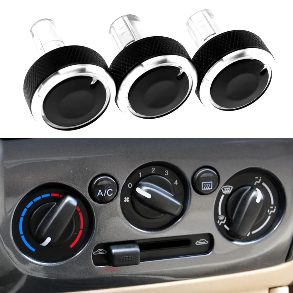 For Mazda 323 Allegro Familia 626 Protege Haima Happin Family AC Knob Air Conditioning Knobs Heat Control Button Accessories
