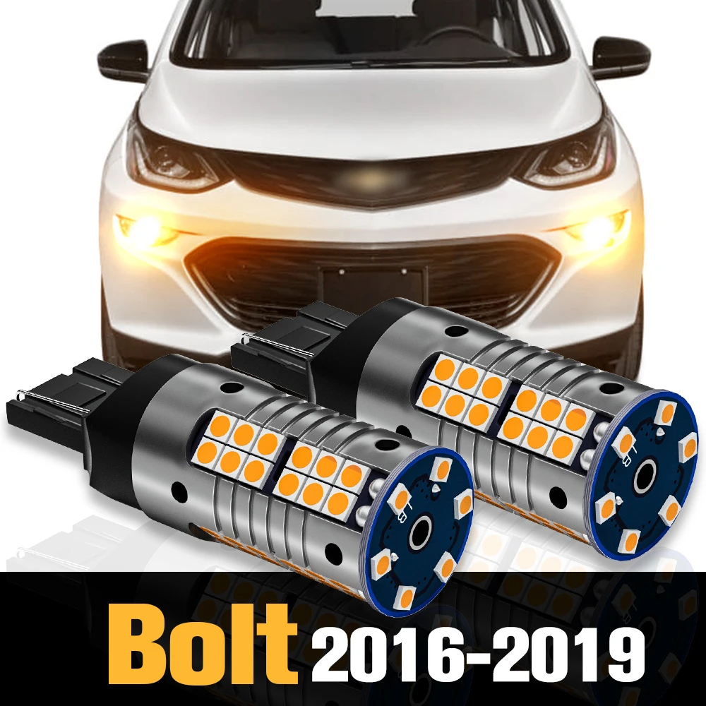 

2pcs Canbus LED Turn Signal Light Lamp Accessories For Chevrolet Bolt 2016-2019 2017 2018