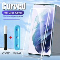3D Curved High Quality Full Glue UV Tempered Glass For Vivo V27 V29 Y300 Pro Lite 5G V29E Screen Protector For V25 V23 T3 Ultra