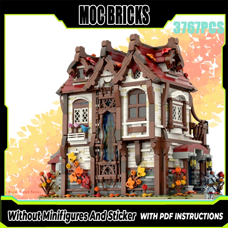 

Изысканный новый продукт MOC, строительный блок, здание, модель пекарни призрака, технология, модульная детская игрушка, подарок, набор для сборки «сделай сам»