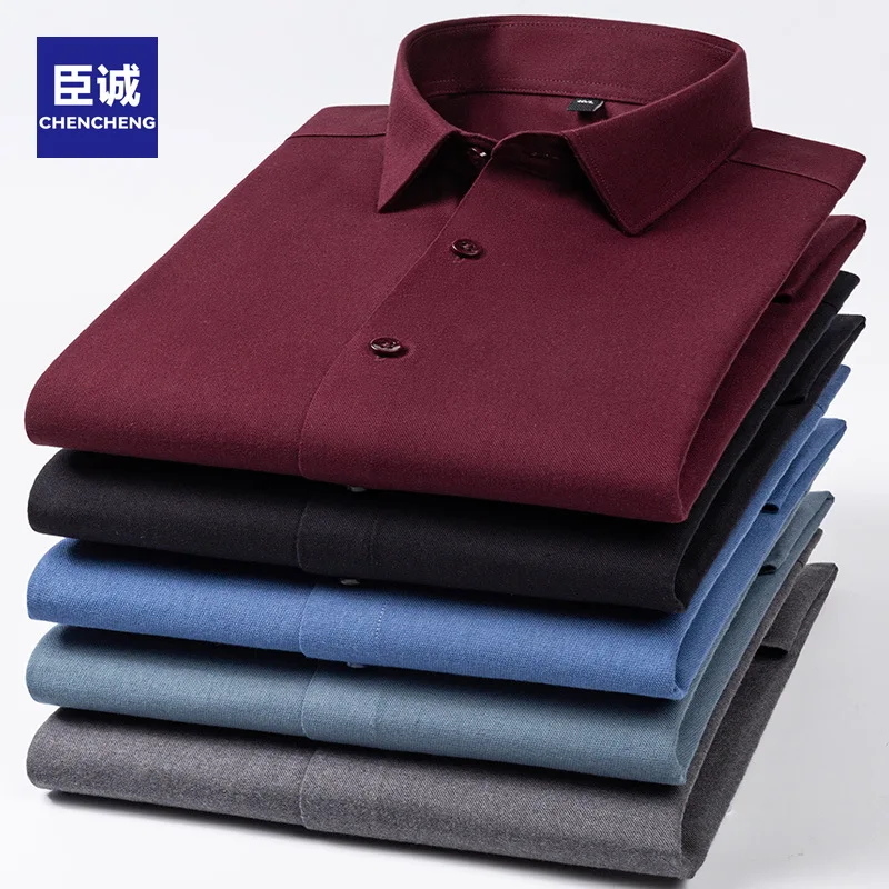 

High Quality Men Shirt Wool Clothes Business Shirt Men