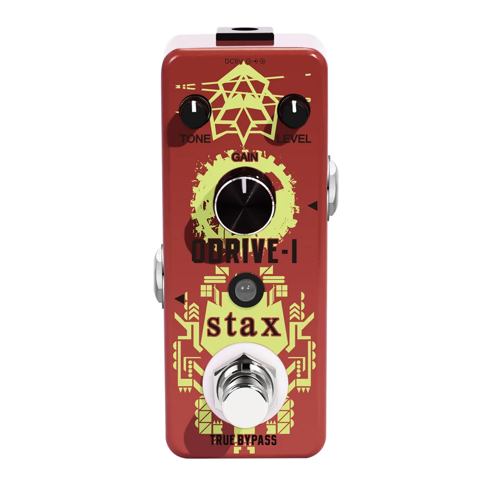 Stax LEF-302A Guitar Overdrive Pedal Analog Classic Blues Odrive-1 Effect Pedals Mini Size True Bypass