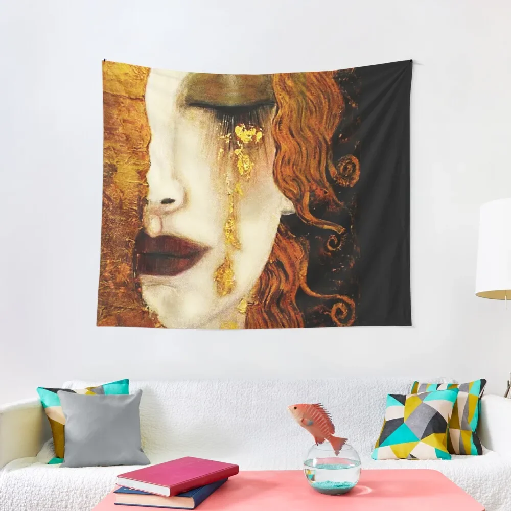 

Klimt Golden Tears Tapestry Wall Mural Decorative Wall Mural Cute Decor Tapestry