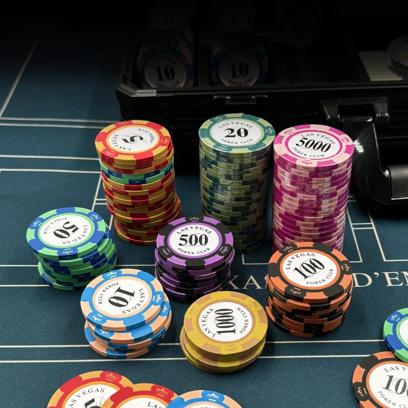 Conjunto de fichas de pôquer de cerâmica, 200 peças, moeda, sala de xadrez, chip de alta qualidade, clube de pôquer exclusivo, texas hold'em, caixa de armazenamento de chips, jogos de mesa