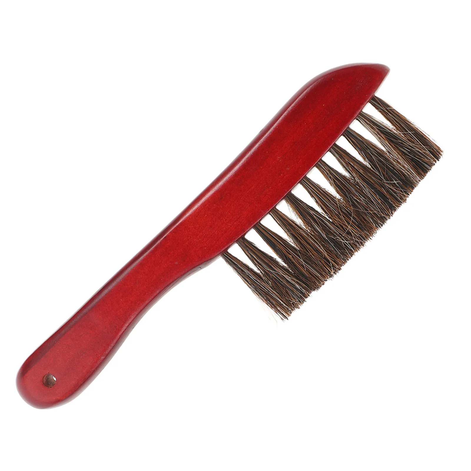 Pool Table Cleaning Brush with Soft Horse Hair Bristles Ergonomic Wood Handle Universal for Billiard Snooker Table Maintenance