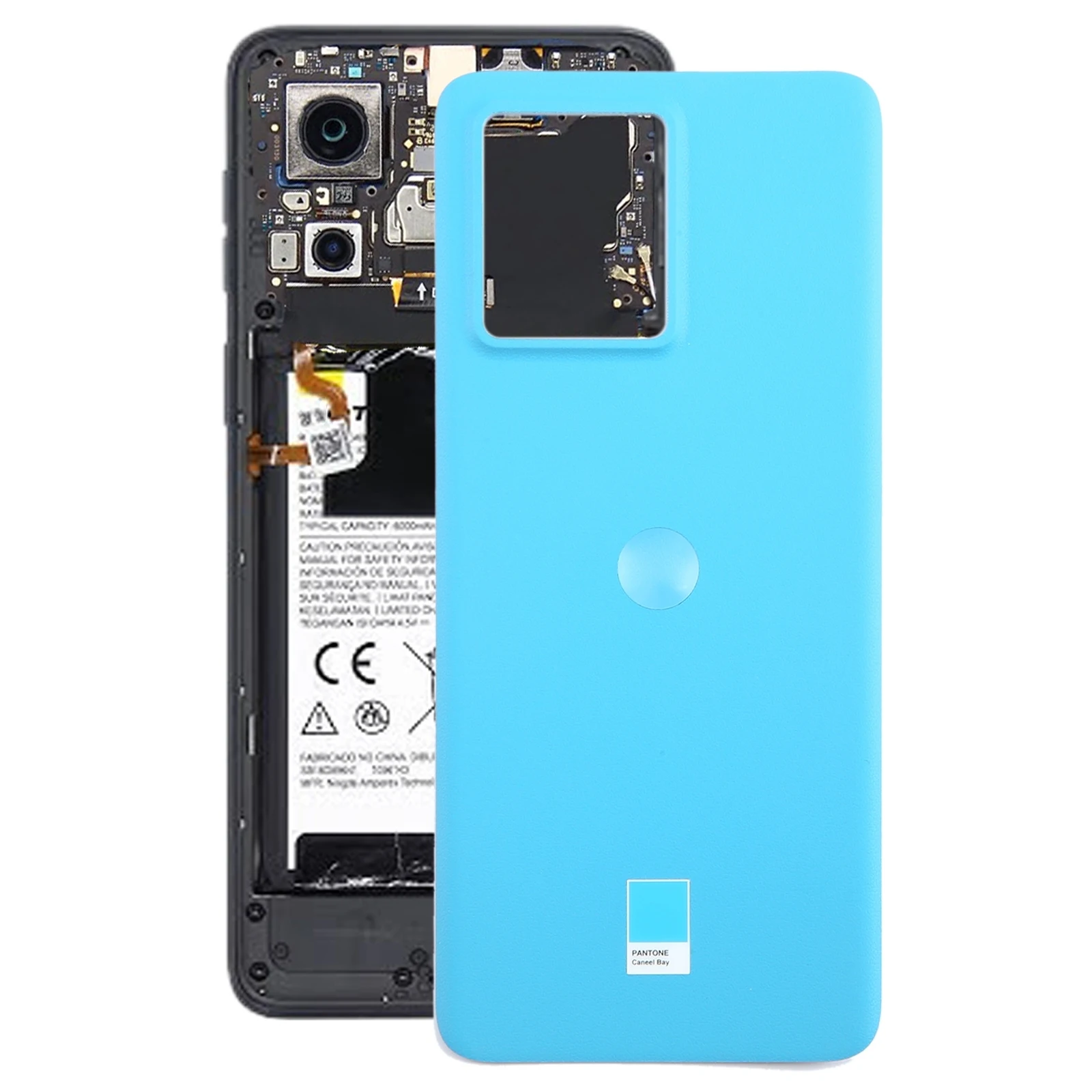 For Motorola Edge 40 Neo Original Battery Back Cover Phone Rear Housing Case Replacement