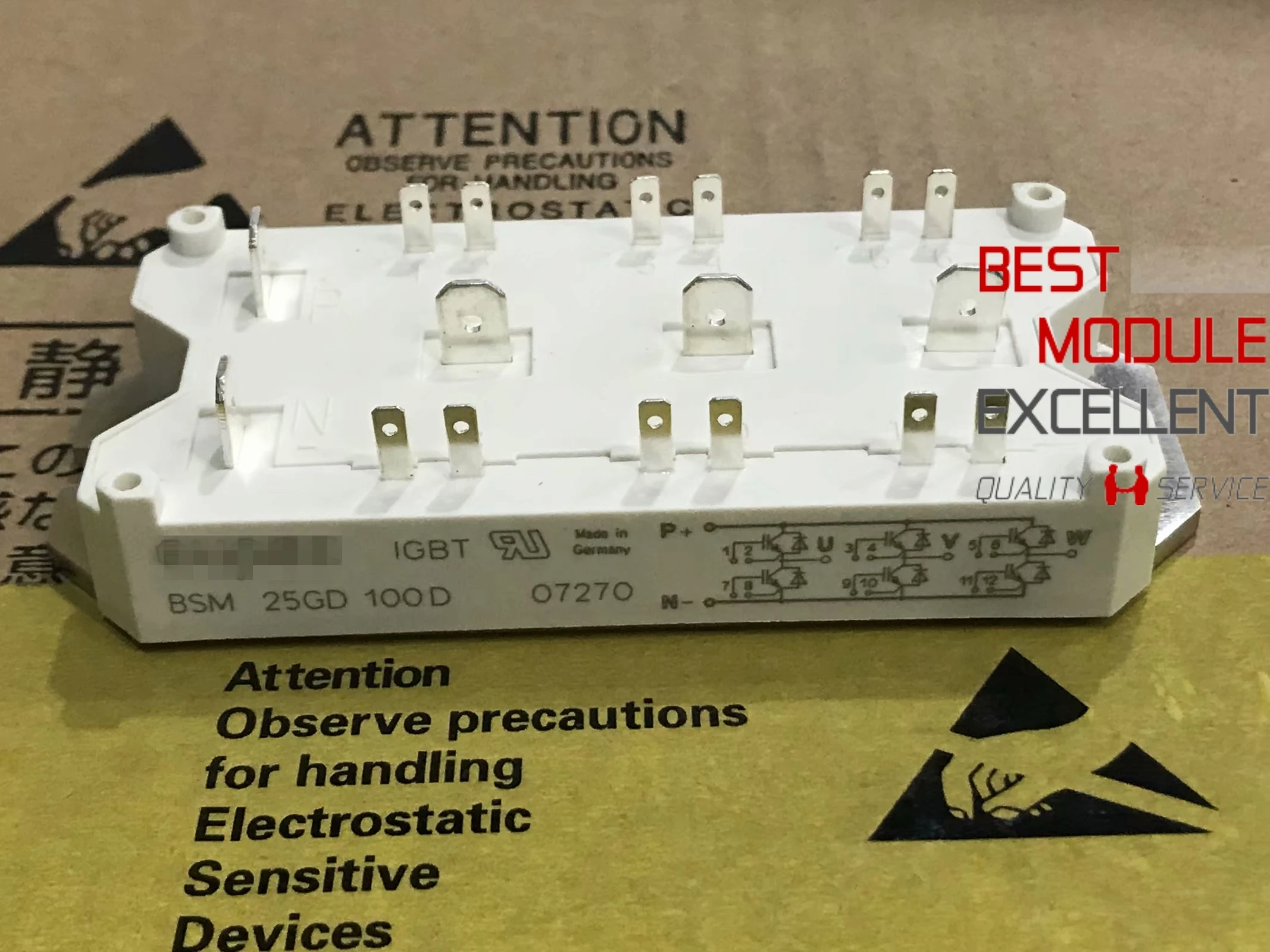 1 pces bsm25gd100d garantia de qualidade
