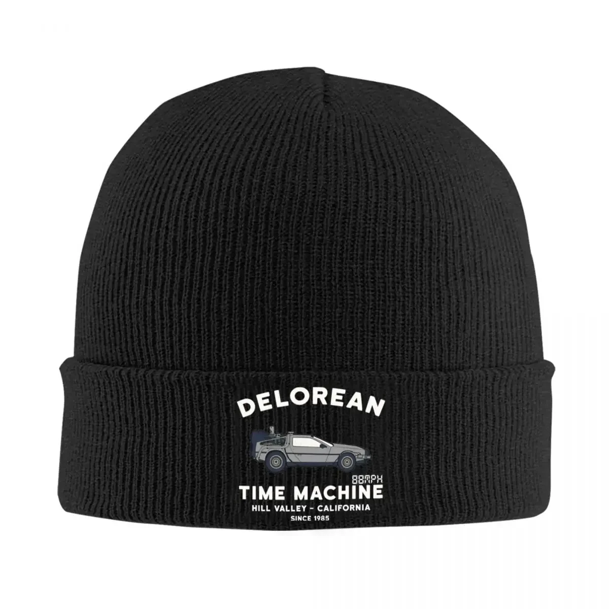 Time Machine Back To The Future Knit Hat Beanie Autumn Winter Hat Warm New Classic Movie Film Series Caps Men Women