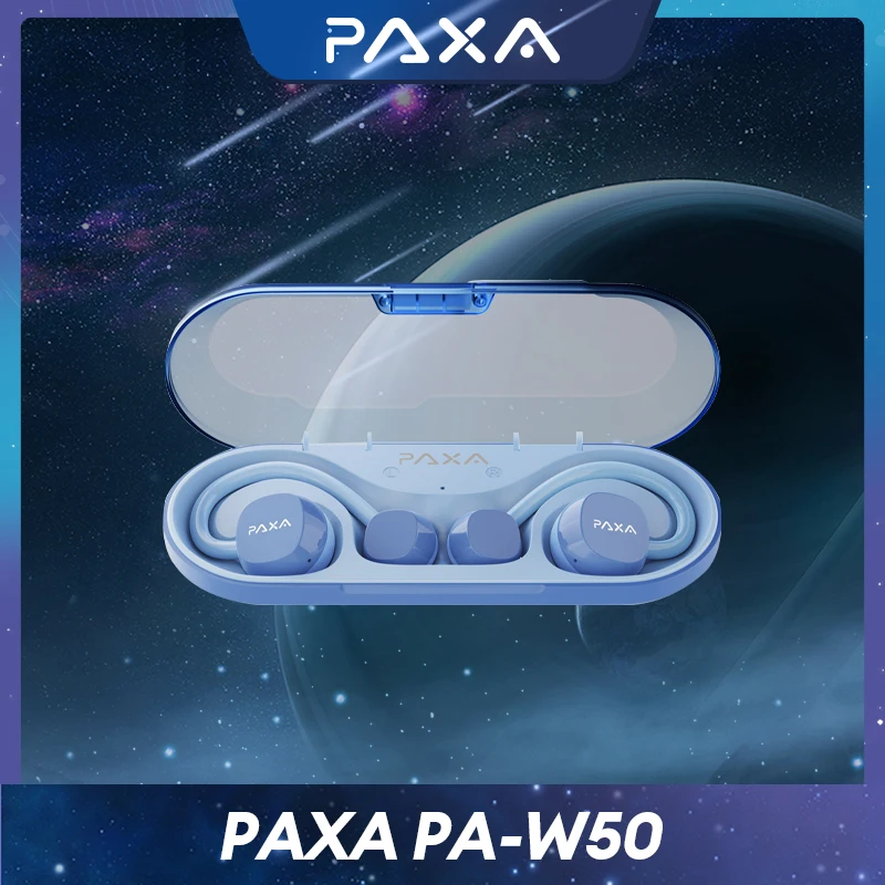 

PAXA PA-W50 Wireless Bluetooth Earphones Touch Control Headphones Long Standby Earbuds Low Latency With Mic HiFi Sound