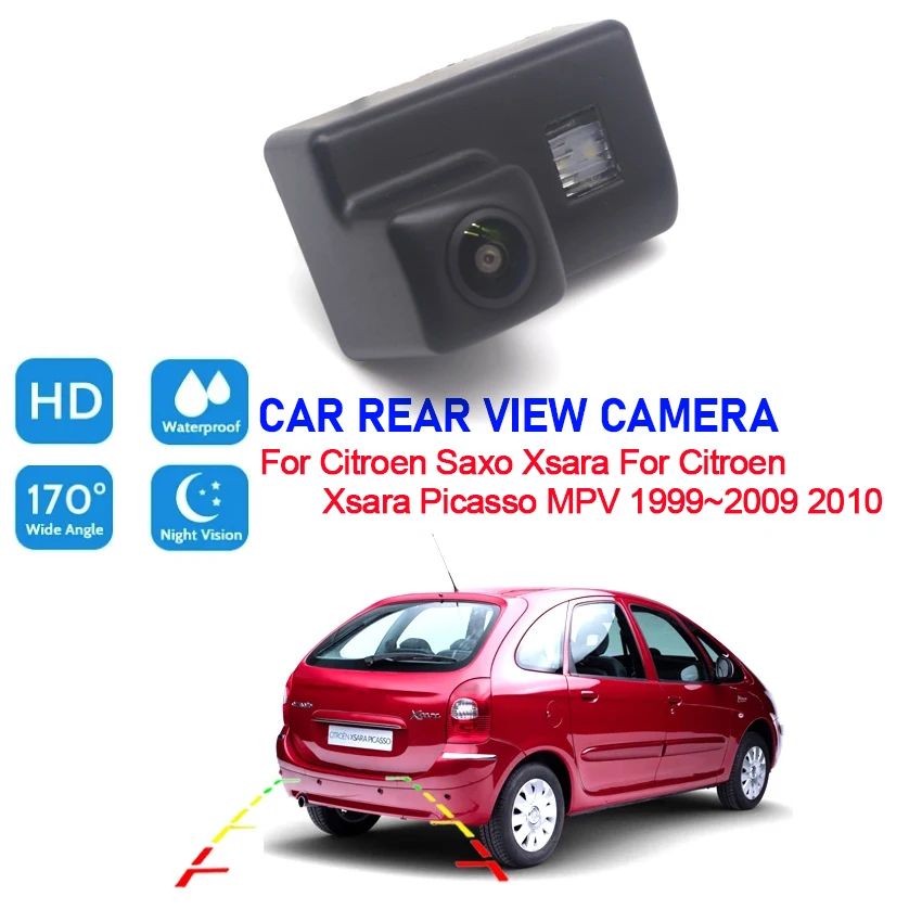 

Car Reverse Parking Camera For Citroen Saxo Xsara For Citroen Xsara Picasso MPV 1999-2010 Vision Waterproof high quality RCA