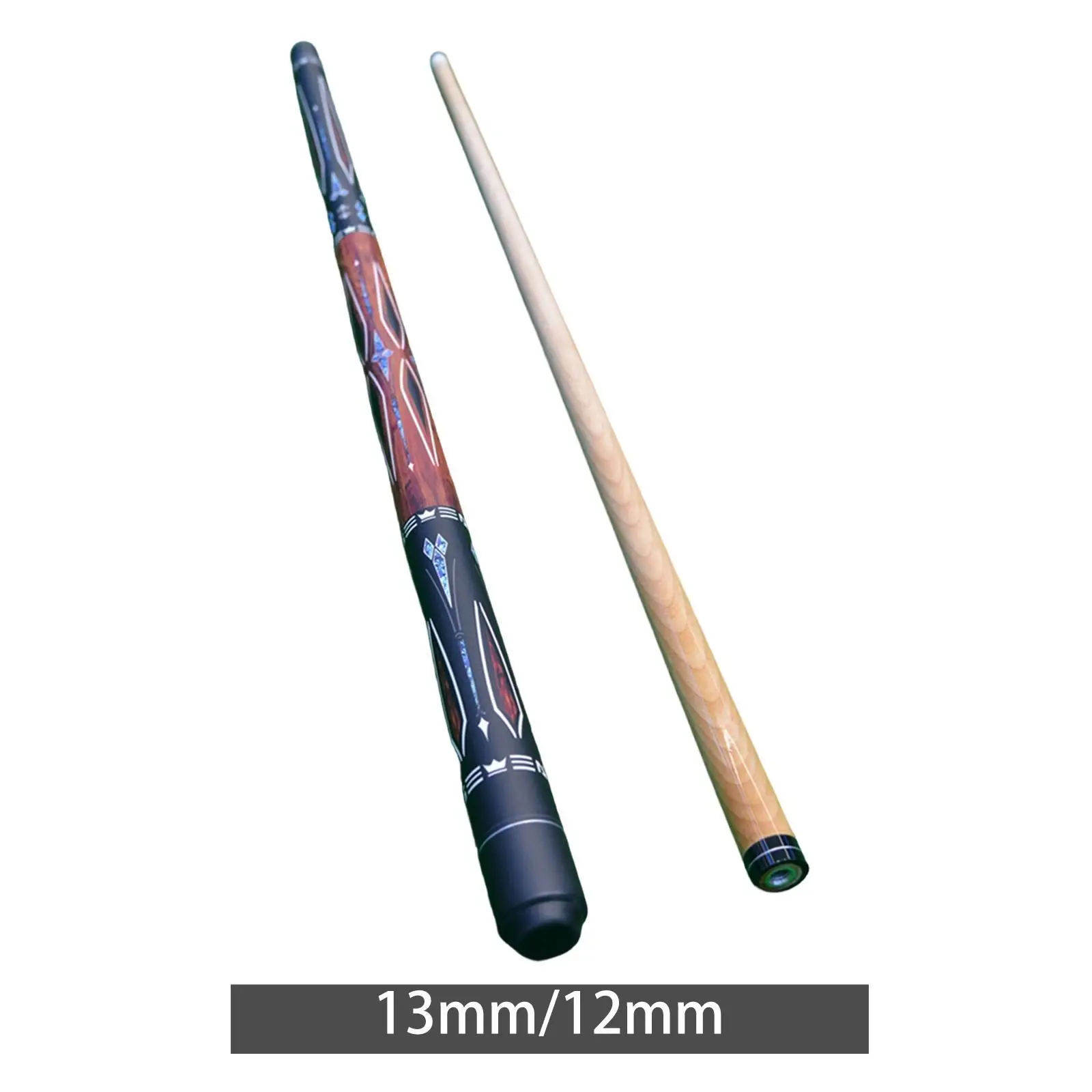 

Двухсекционный портативный деревянный бильярдный кий, разборный, разработан для точности и комфорта, подходит для игровых комнат.