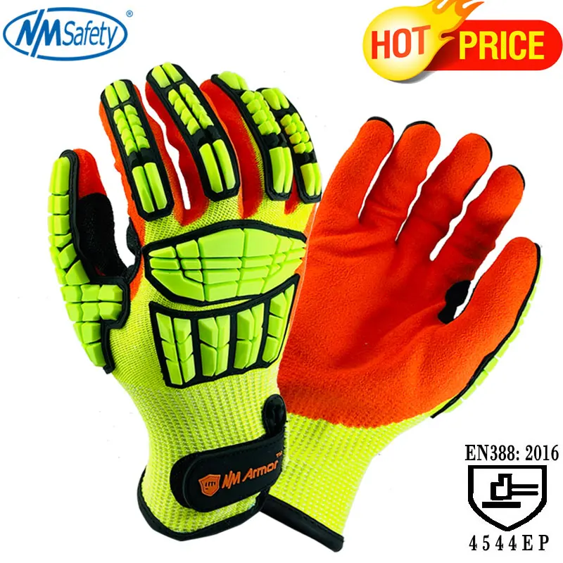 1 Pair High Performance Mechanic Protective Work Gloves for Men Women for Auto Repair, Yard Gardening & Outdoor Heavy Duty Work