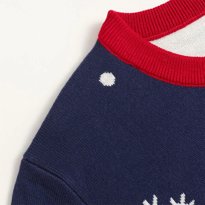 Europe, America, autumn and winter, Christmas, men's and women's sweaters, jacquard cartoons, Christmas trees, elderly people,