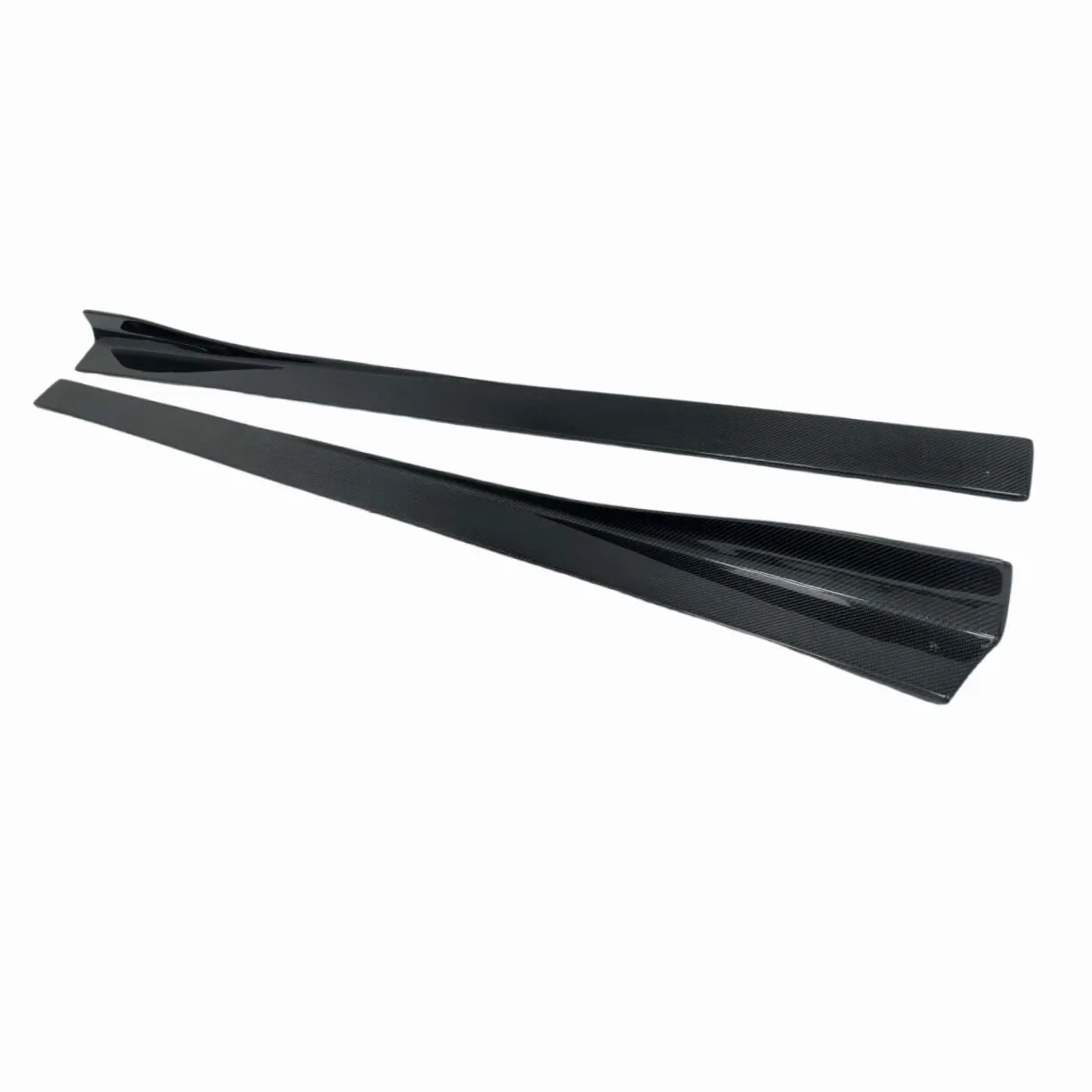 Vantwo Dry Carbon Fiber R Style Side Skirt Extensions  Side Sill Add-On Apron 2Pcs Set for BMW F80 M3 F82 F83 M4 2014-2020